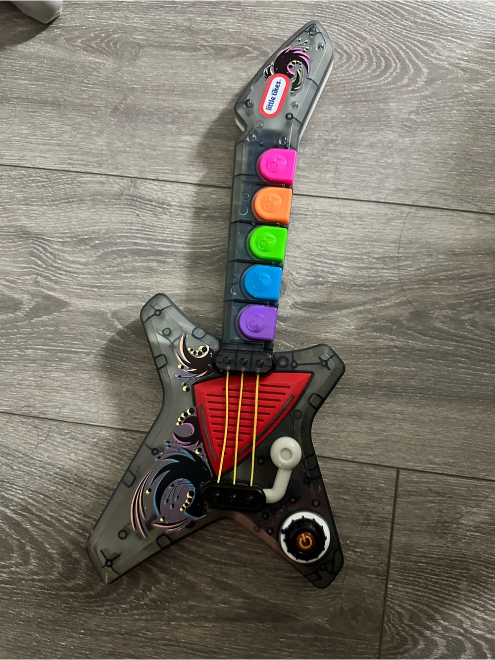 Kids Light-Up Play Guitar with Multicolor Buttons - Little Tikes